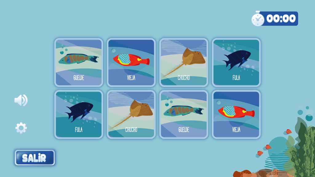ocean life proyecto diseño grafico museo identidad visual pop up cards marina portfolio memory cards